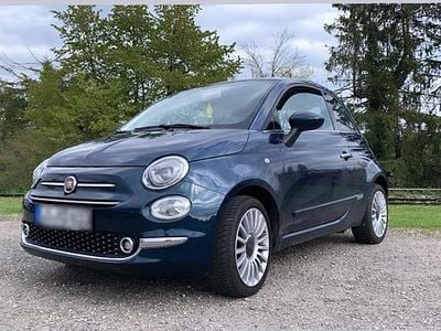 Second-hand Fiat 500 69 CP (50 kW) 2017 Albastru Hatchback