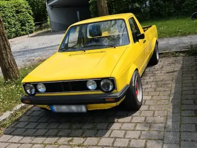 Gebraucht VW Caddy GTD 80 PS (58 kW) 1990 Gelb Van / Kleinbus