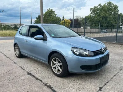 Gebraucht VW Golf VI Trendline 80 PS (58 kW) 2009 Blau Kleinwagen