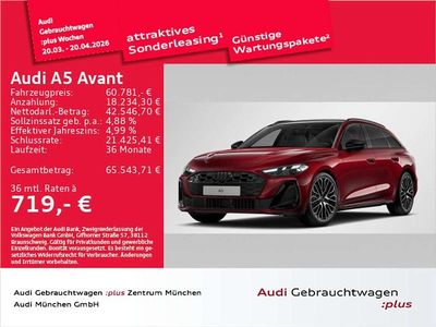 Gebraucht Audi A5 S-Line 204 PS (150 kW) 2025 Grenadinerot metallic Kombi