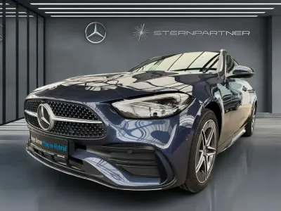 Gebraucht Mercedes C300e Advanced 204 PS (150 kW) 2023 Blaulack sodalithblau Kombi