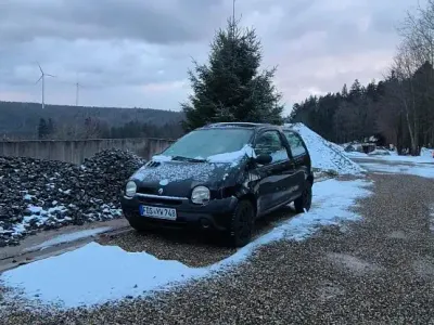 Gebraucht Renault Twingo 58 PS (42 kW) 2002 Schwarz Kleinwagen