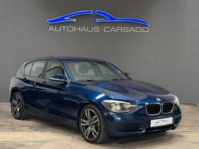 Usata BMW 118 Sport Line 143 CV (105 kW) 2012 Blu Utilitaria