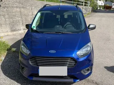 Gebraucht Ford Tourneo Courier Sport 101 PS (74 kW) 2019 Blau Van / Kleinbus