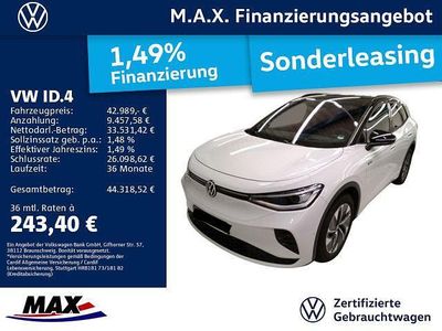 Gletscherweiß metallic Gebraucht 2025 VW ID.4 GTX SUV | 42.989 € (Guter Preis)