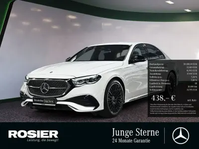 Brugt Mercedes E220 AMG 197 HK (144 kW) 2025 Hvid Sedan