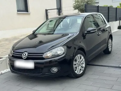 Gebraucht VW Golf VI S 122 PS (89 kW) 2009 Schwarz Kleinwagen