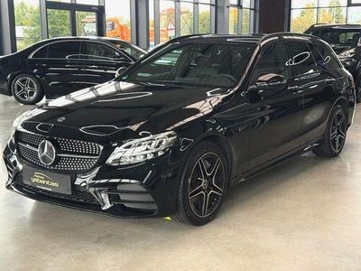 Usata Mercedes C300e AMG 306 CV (225 kW) 2020 Nero Berlina