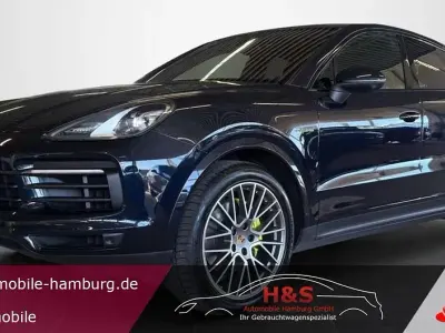 Occasion Porsche Cayenne Coupe Platinum Edition 340 PK (250 kW) 2022 Blauw Coupé