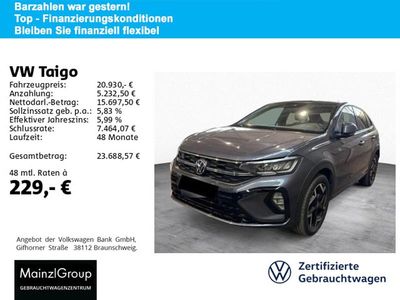 Gebraucht VW Taigo R-line 116 PS (85 kW) 2025 Rauchgrau metallic SUV