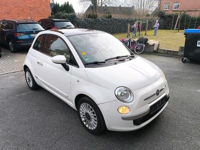 Gebraucht Fiat 500 Lounge 69 PS (50 kW) 2008 Weiß Kleinwagen