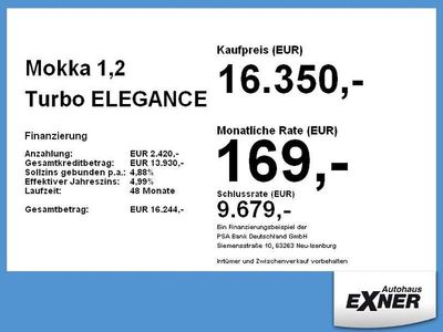 Gebraucht Opel Mokka Elegance 101 PS (74 kW) 2023 Diamant schwarz SUV