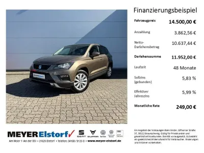 Gebraucht Seat Ateca Style 150 PS (110 kW) 2016 Braun SUV