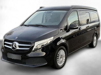 Schwarz metallic Gebraucht 2022 Mercedes V220 Marco Polo Van / Kleinbus | 63.180 € (Etwas zu teuer)