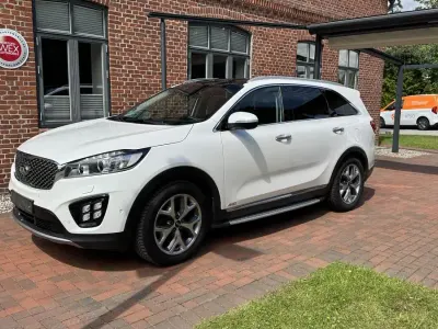 Gebraucht Kia Sorento Platinum Edition 200 PS (147 kW) 2017 Weiß ((swp) snow white pearl met) SUV