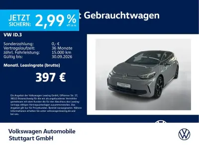 Gebraucht VW ID.3 Pro 150 kW (204 PS) 2024 Grau Kleinwagen