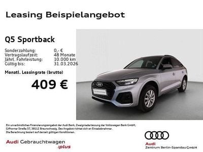 Silber Gebraucht 2024 Audi Q5 Sportback S-Line SUV | 49.082 € (Guter Preis)