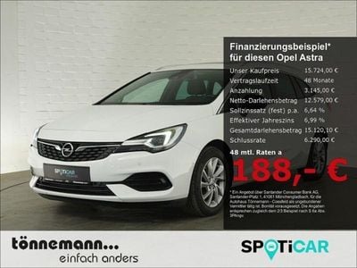 Gebraucht Opel Astra Elegance 110 PS (80 kW) 2022 Weiss Kombi