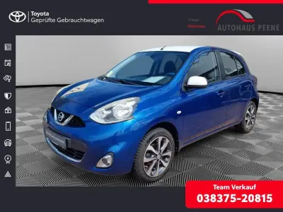 Gebraucht Nissan Micra Acenta 80 PS (58 kW) 2015 Blau Kleinwagen
