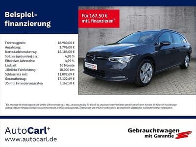 Second-hand VW Golf VIII Style 150 CP (110 kW) 2022 Gri Break