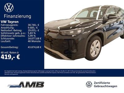 Second-hand VW Tayron Life 150 CP (110 kW) 2025 Negru SUV