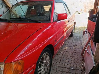 Gebraucht Ford Escort Cabriolet 104 PS (76 kW) 1992 Rot Cabrio