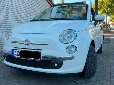 Gebraucht Fiat 500C Lounge 69 PS (50 kW) 2010 Weiß Cabrio