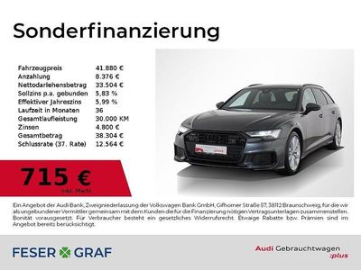 Daytonagrau perleffekt Gebraucht 2022 Audi A6 Ambiente Kombi | 41.880 € (Teuer)