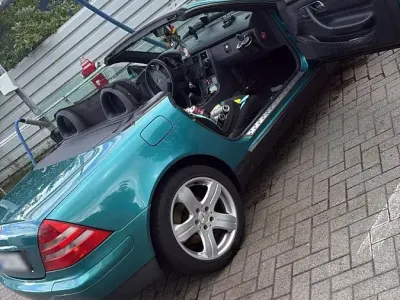 Gebraucht Mercedes SLK200 136 PS (100 kW) 1999 Grün Cabrio