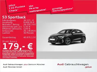 Gebraucht Audi S3 Basis 310 PS (228 kW) 2024 Mythosschwarz metallic Limousine