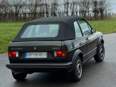 Gebraucht VW Golf Cabriolet 112 PS (82 kW) 1987 Schwarz Cabrio