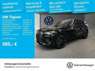 Deep black perleffekt Gebraucht 2024 VW Tiguan R-line SUV | 49.850 € (Teuer)