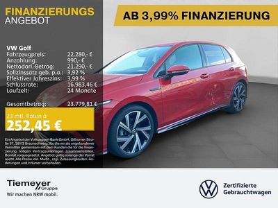 Gebraucht VW Golf VII R-line 150 PS (110 kW) 2021 Rot Kleinwagen