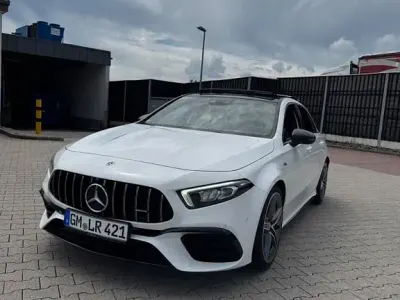 Używany Mercedes A45 AMG Advanced Plus 421 KM (309 kW) 2022 Biały Sedan/Limuzyna