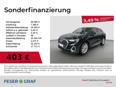 Gebraucht Audi Q3 Sportback Ambiente 150 PS (110 kW) 2025 Mythosschwarz metallic SUV