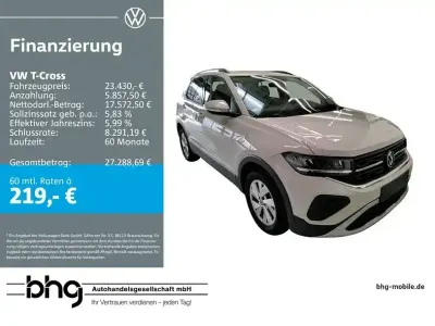 Gebraucht VW T-Cross Life 116 PS (85 kW) 2025 Grau SUV