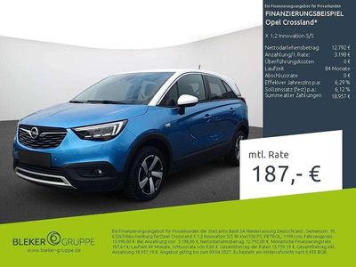 Usata Opel Crossland X Innovation 131 CV (96 kW) 2020 Blu SUV