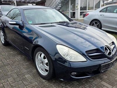 Gebraucht Mercedes SLK200 163 PS (119 kW) 2005 Blau Cabrio