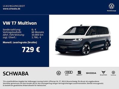 Neu VW Multivan Edition 150 PS (110 kW) 2026 Blau Van