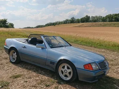 Gebraucht Mercedes SL300 231 PS (169 kW) 1991 Blau Cabrio