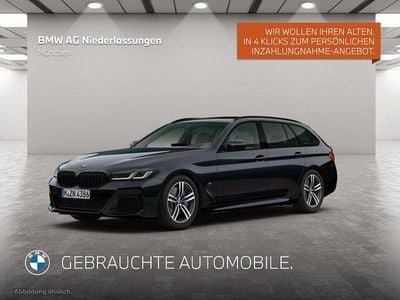 Schwarz Gebraucht 2022 BMW 530 Shadowline Kombi | 45.901 € (Teuer)