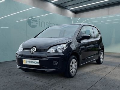 Schwarz Gebraucht 2021 VW up! move up! Kleinwagen | 12.102 € (Etwas zu teuer)