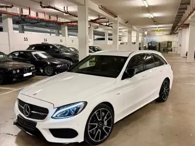 Usata Mercedes C43 AMG AMG 367 CV (269 kW) 2017 Bianco Berlina