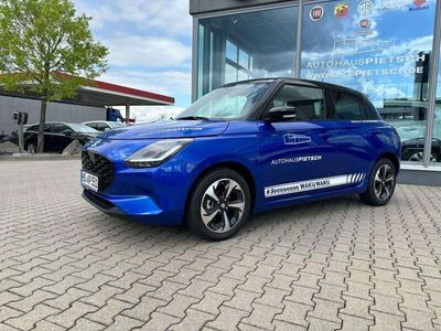 Frontier blue pearl met. Gebraucht 2024 Suzuki Swift Comfort+ Kleinwagen | 21.593 € (Teuer)