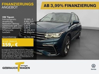 Gebraucht VW Tiguan R-line 245 PS (180 kW) 2022 Blau SUV