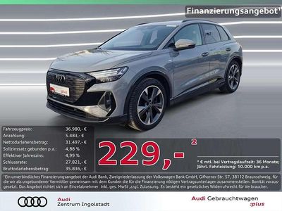 Kieselgrau Gebraucht 2023 Audi Q4 e-tron Advanced SUV | 36.980 € (Teuer)
