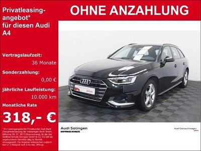 Mythosschwarz metallic Gebraucht 2024 Audi A4 Advanced Kombi | 37.860 € (Etwas zu teuer)