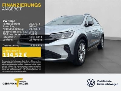 Silber Gebraucht 2025 VW Taigo Goal SUV | 22.870 € (Fairer Preis)