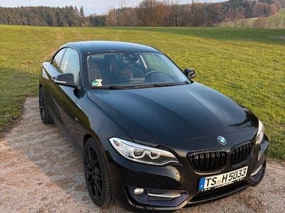 Gebraucht BMW 220 Sport Line 184 PS (135 kW) 2017 Schwarz Coupé