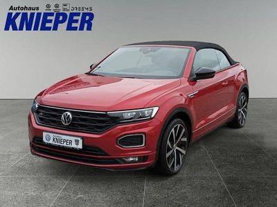 Gebraucht VW T-Roc Cabriolet R-line 150 PS (110 kW) 2020 Kings red metallic schwarz Cabrio
